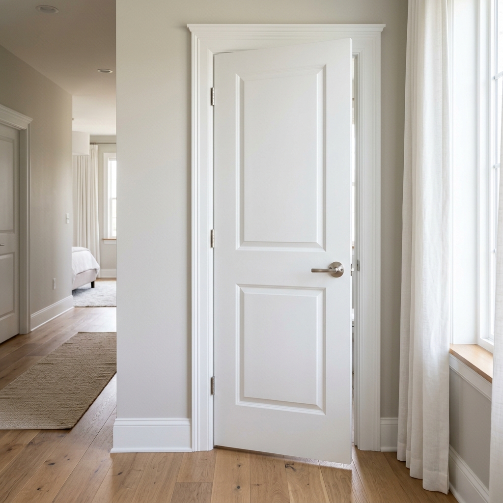 New interior door installation